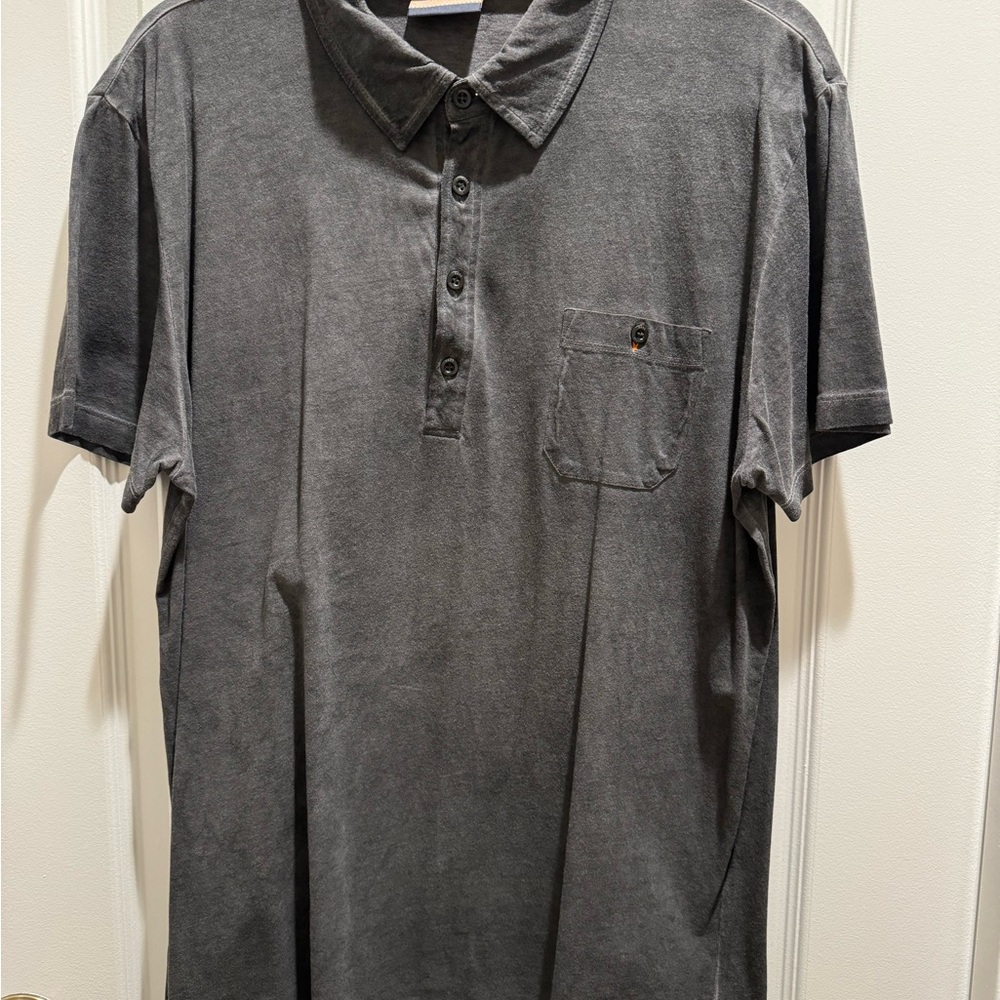 Men's Gray Polo Shirt Boss Orange